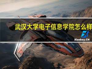 武汉大学电子信息学院怎么样