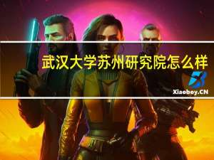 武汉大学苏州研究院怎么样