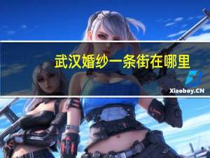 武汉婚纱一条街在哪里