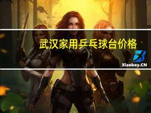 武汉家用乒乓球台价格