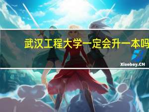武汉工程大学一定会升一本吗