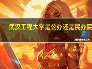 武汉工程大学是公办还是民办院校_