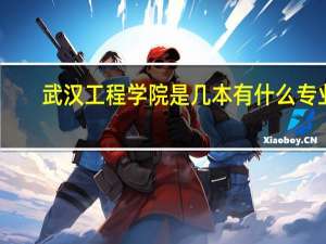 武汉工程学院是几本有什么专业