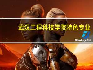 武汉工程科技学院特色专业