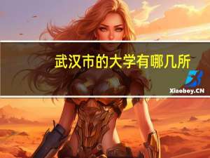 武汉市的大学有哪几所