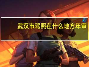 武汉市驾照在什么地方年审