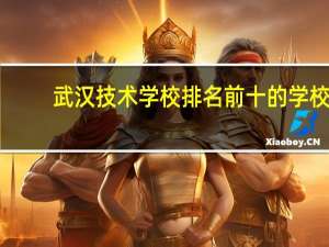 武汉技术学校排名前十的学校