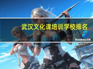 武汉文化课培训学校排名