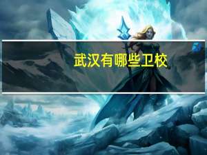 武汉有哪些卫校
