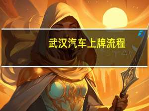 武汉汽车上牌流程
