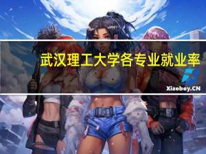 武汉理工大学各专业就业率