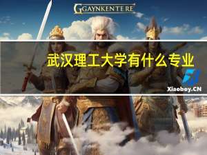 武汉理工大学有什么专业