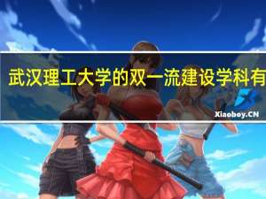 武汉理工大学的双一流建设学科有哪些