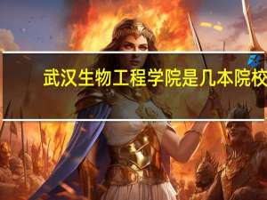 武汉生物工程学院是几本院校