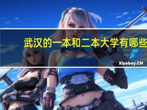 武汉的一本和二本大学有哪些