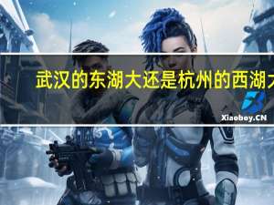 武汉的东湖大还是杭州的西湖大