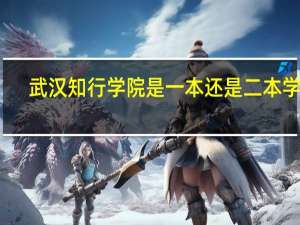 武汉知行学院是一本还是二本学校