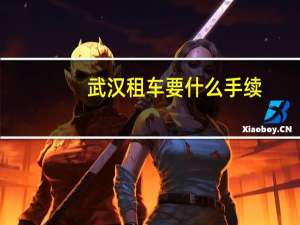 武汉租车要什么手续