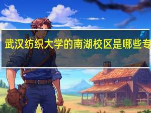 武汉纺织大学的南湖校区是哪些专业啊