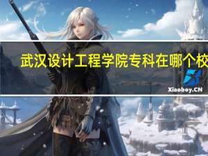 武汉设计工程学院专科在哪个校区