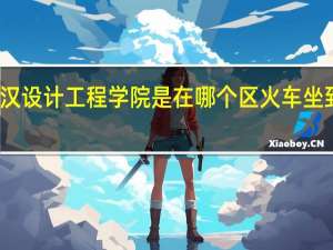 武汉设计工程学院是在哪个区火车坐到哪个站