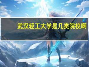 武汉轻工大学是几类院校啊