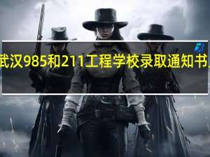武汉985和211工程学校录取通知书几下来