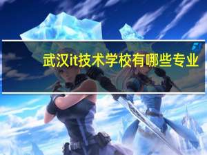 武汉it技术学校有哪些专业