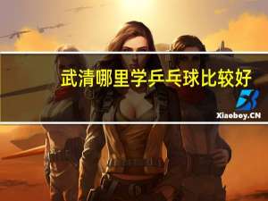 武清哪里学乒乓球比较好