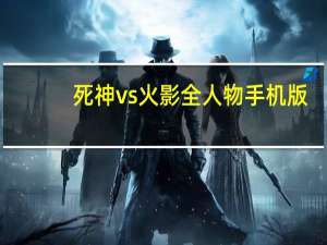 死神vs火影全人物手机版（死神vs火影0 9）