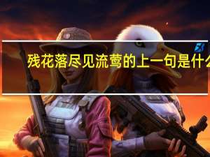 残花落尽见流莺的上一句是什么