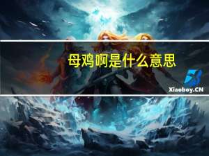 母鸡啊是什么意思