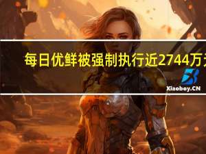 每日优鲜被强制执行近2744万元