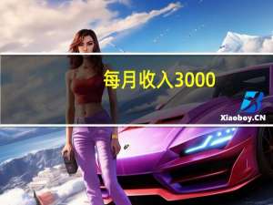 每月收入3000，是现金发放，能不能申请这个卡