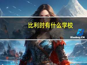 比利时有什么学校