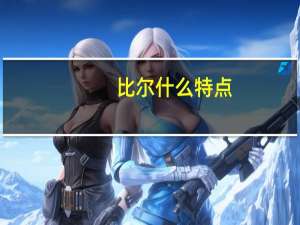比尔什么特点