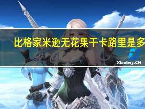 比格家米逊 无花果干卡路里是多少