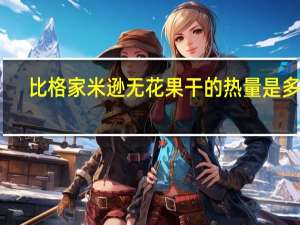 比格家米逊 无花果干的热量是多少