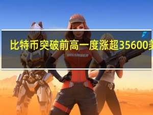 比特币突破前高一度涨超35600美元/枚创2022年5月以来新高