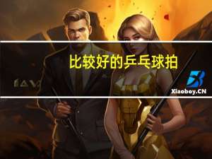 比较好的乒乓球拍