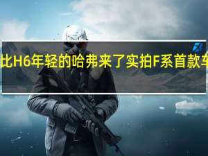 比H6年轻的哈弗来了 实拍F系首款车型F5
