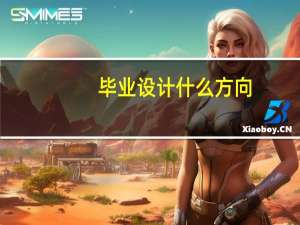 毕业设计什么方向