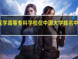 毕节医学高等专科学校在中国大学排名中的位置如何