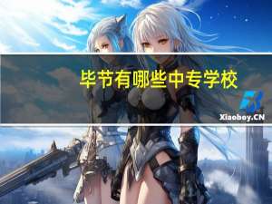 毕节有哪些中专学校