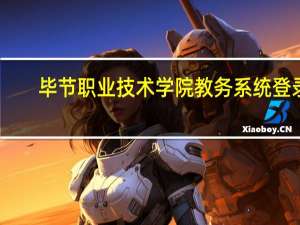 毕节职业技术学院教务系统登录（毕节职业技术学院教务系统）