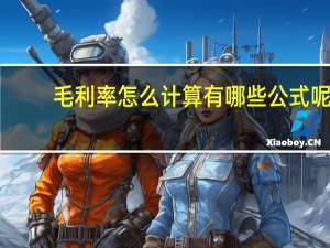 毛利率怎么计算 有哪些公式呢