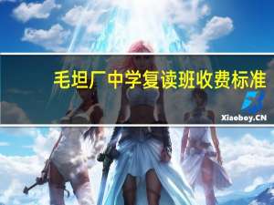 毛坦厂中学复读班收费标准