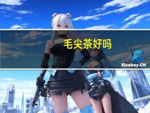 毛尖茶好吗