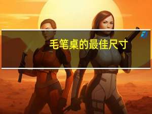 毛笔桌的最佳尺寸