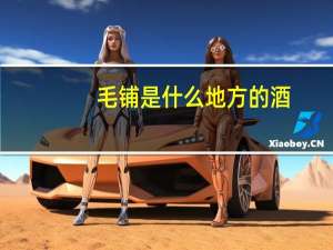 毛铺是什么地方的酒